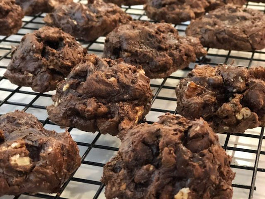 Chewy Chocolate Pecan Cookies